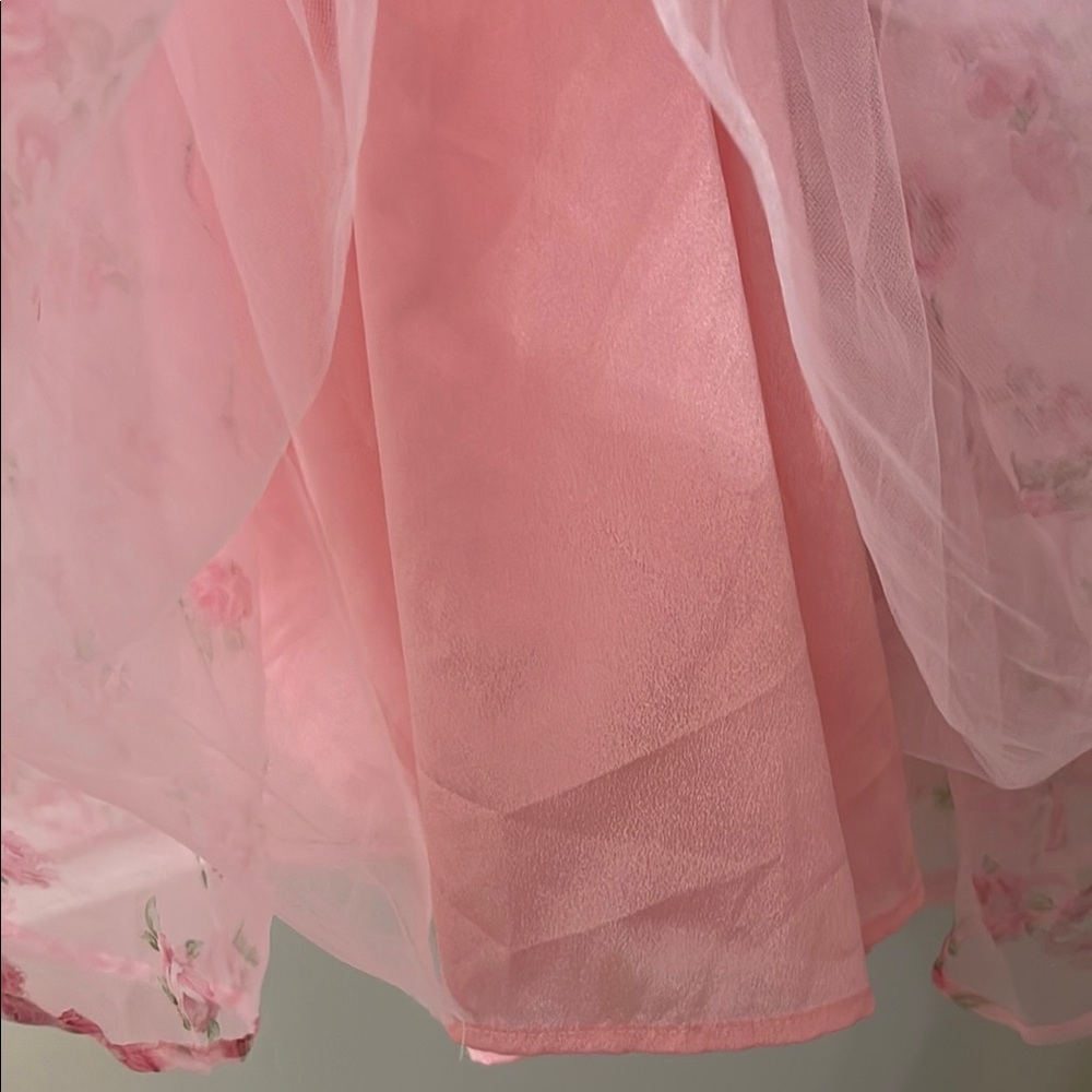 AMABLE babydoll Pink Floral Mini Dress - Picture 6 of 6